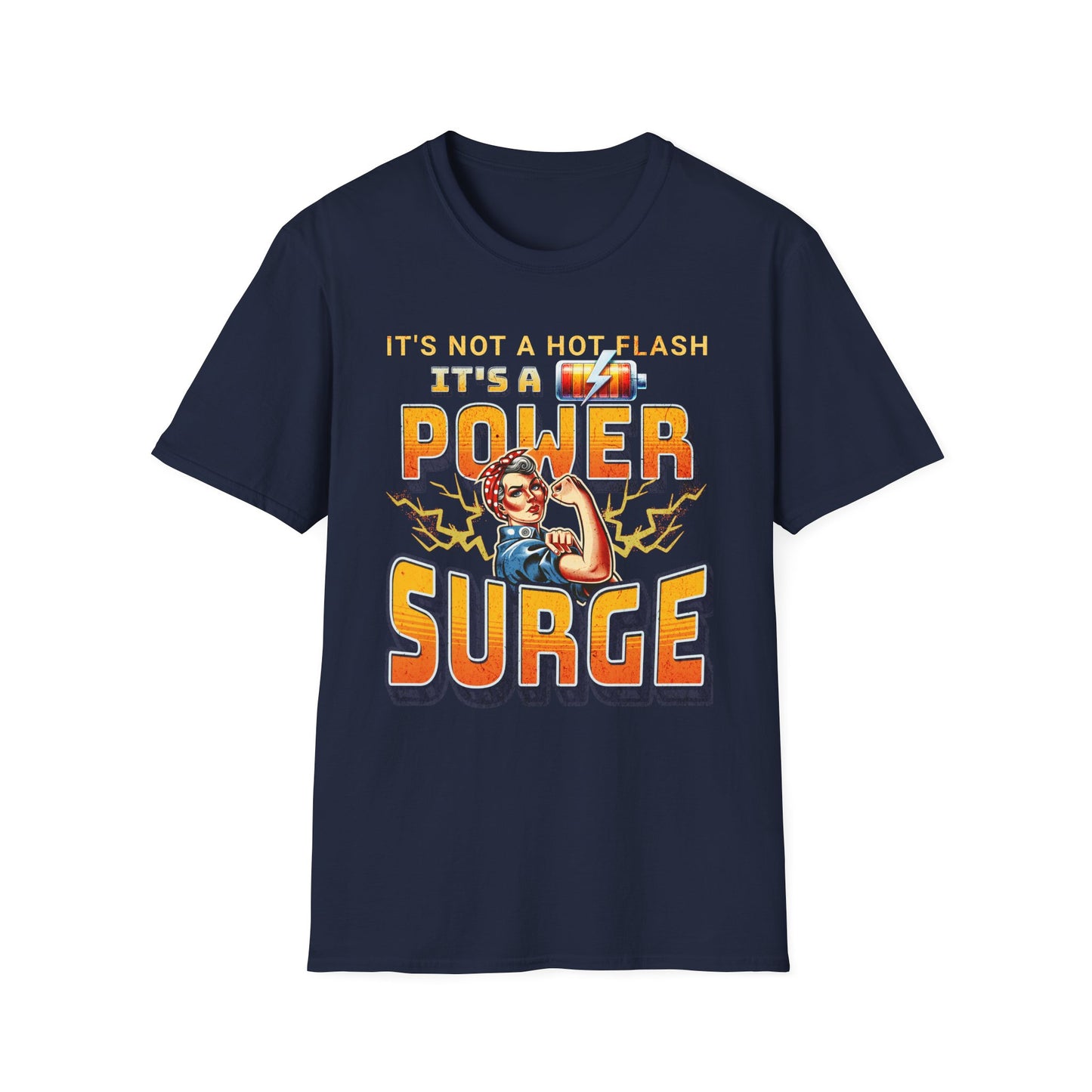 Hot Flash Power Surge Tee - Gildan Softstyle