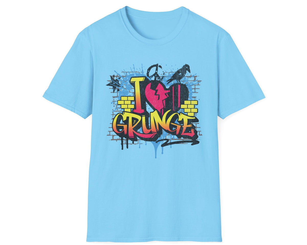 Graffiti Grunge Tee - Gildan Softstyle