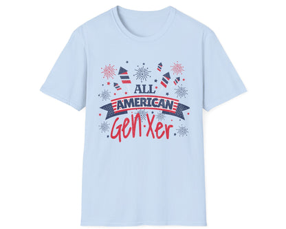 All American Gen Xer Tee - Gildan Softstyle
