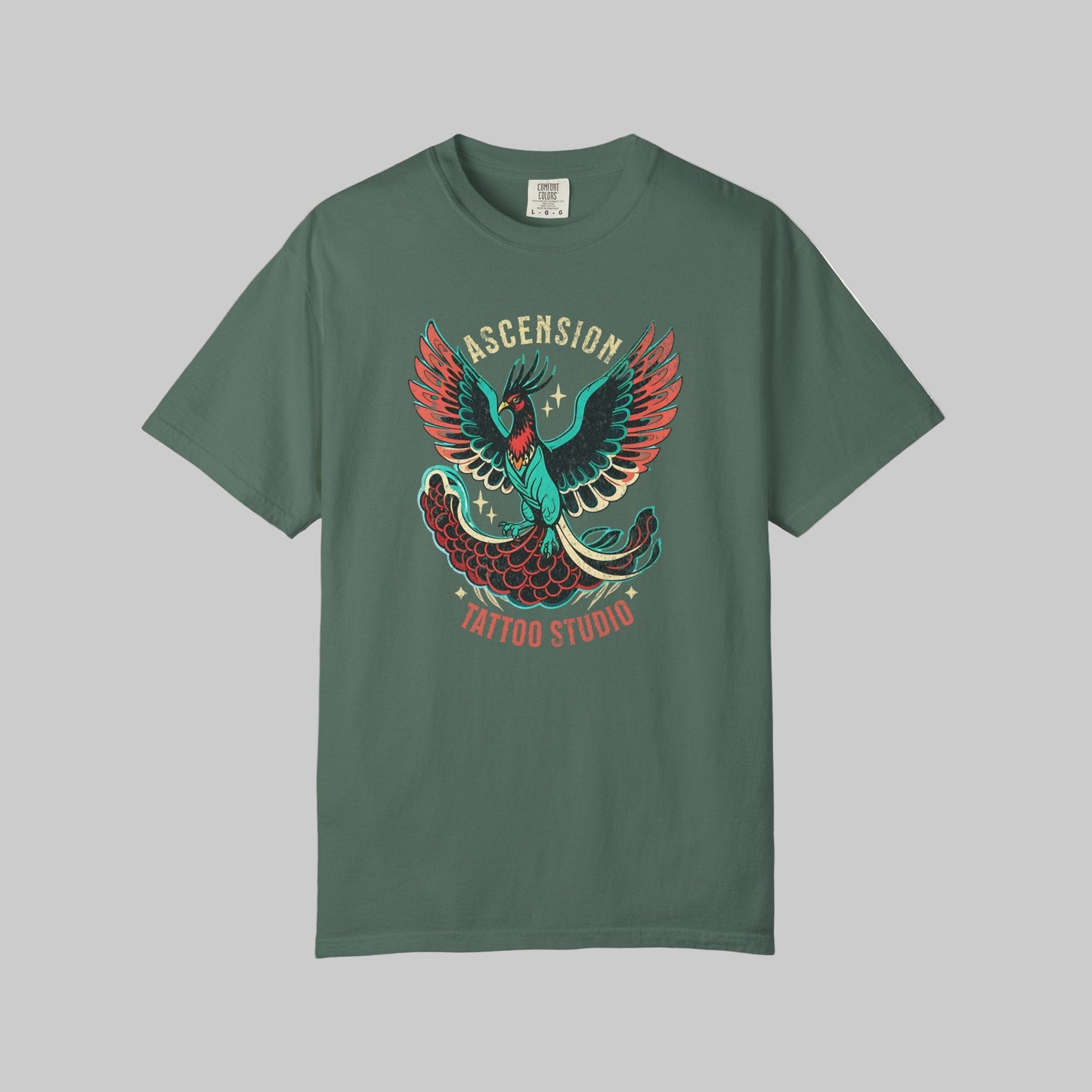 Vintage Tattoo Phoenix Rising T-Shirt
