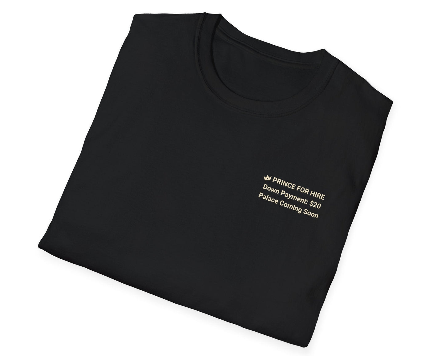 Future Prince Tee - Back + Pocket-style Design - Gildan Softstyle