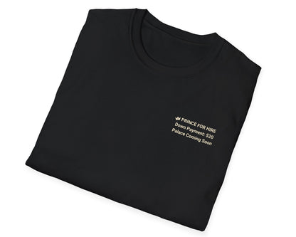 Future Prince Tee - Back + Pocket-style Design - Gildan Softstyle