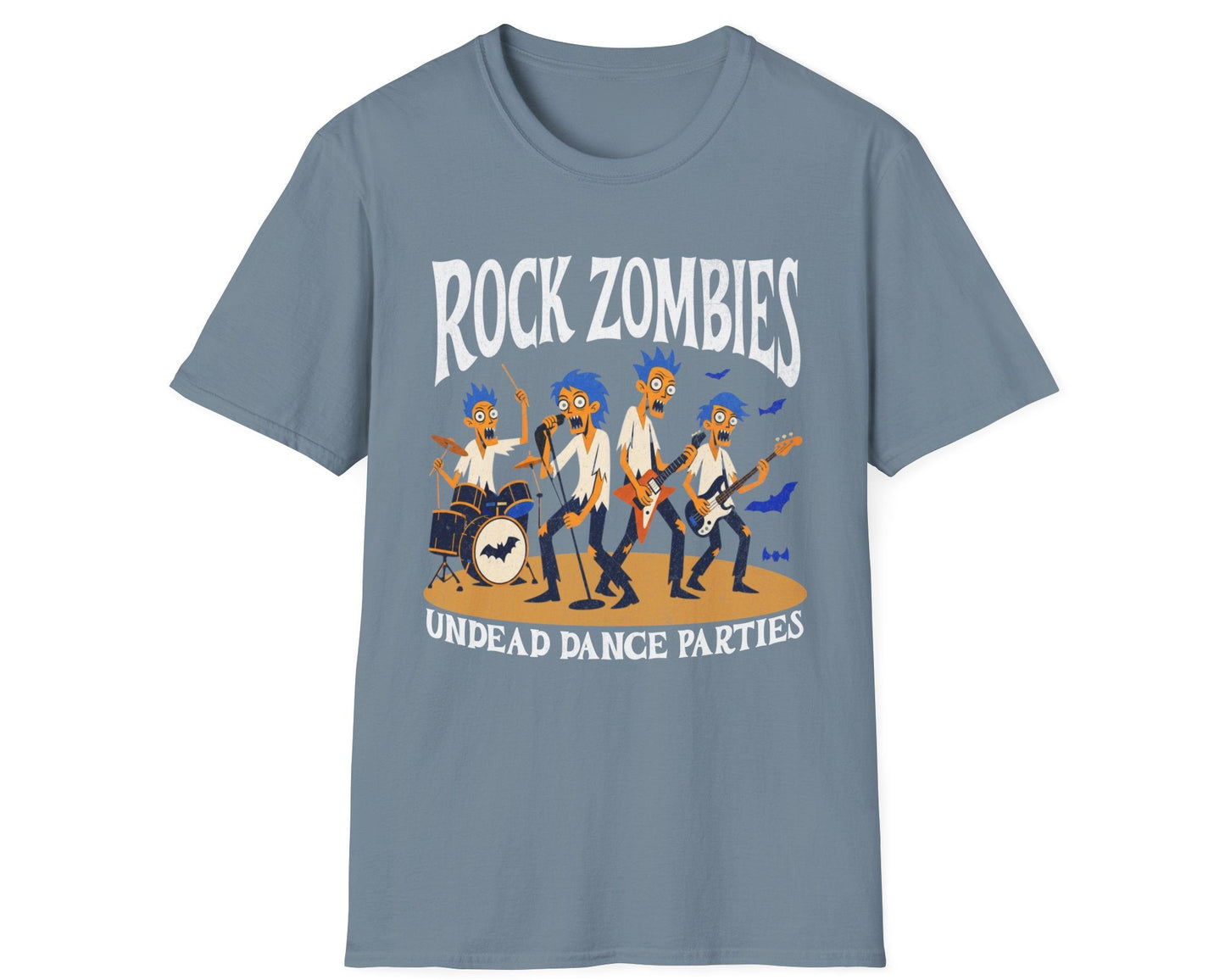 Rock Zombies - Gildan Softstyle