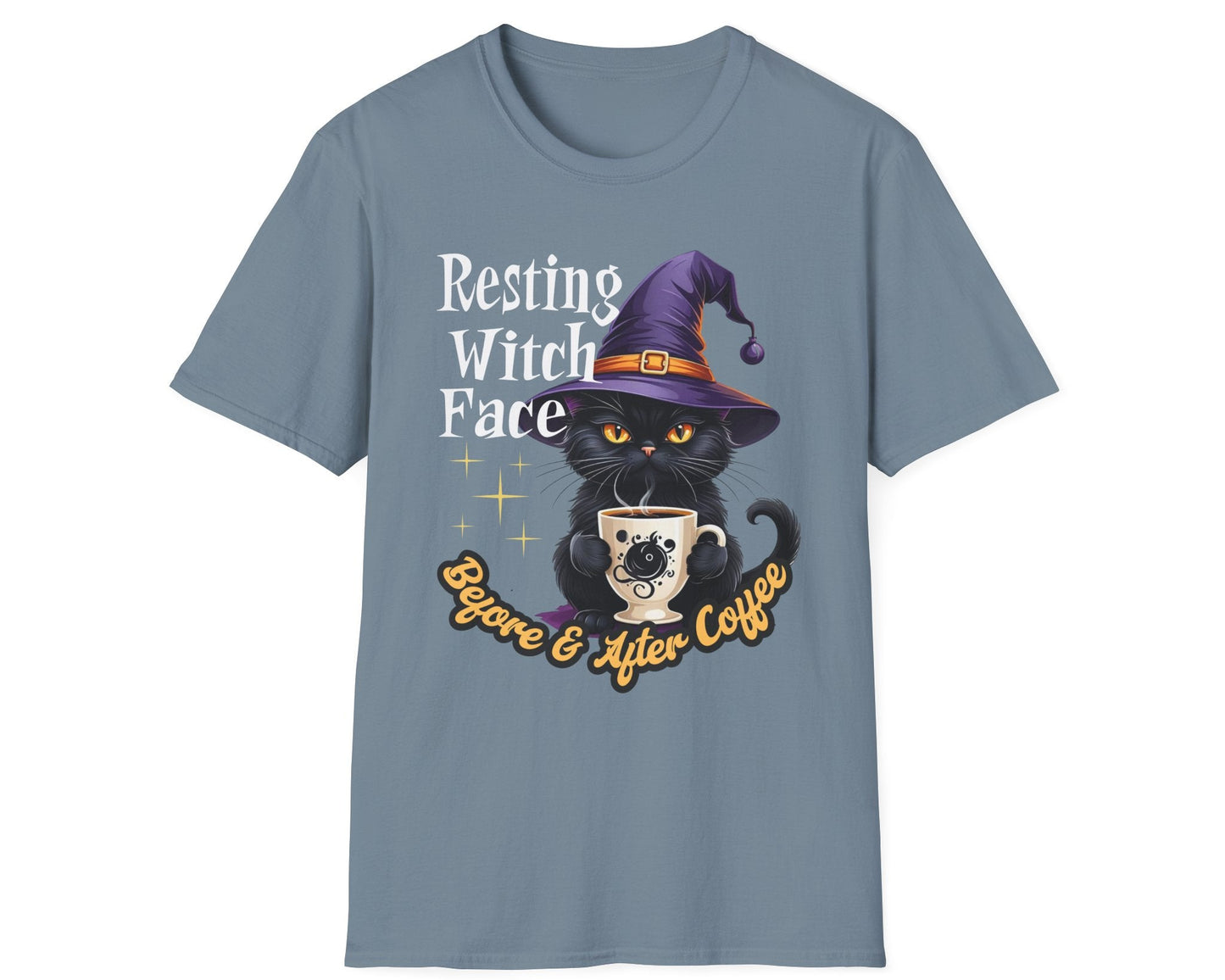 Resting Witch Face Tee - Gildan Softstyle