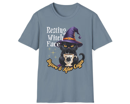 Resting Witch Face Tee - Gildan Softstyle