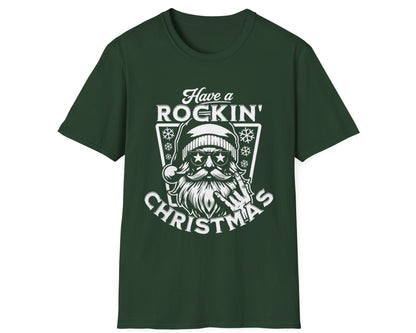 Rockin' Santa Tee - Gildan Softstyle