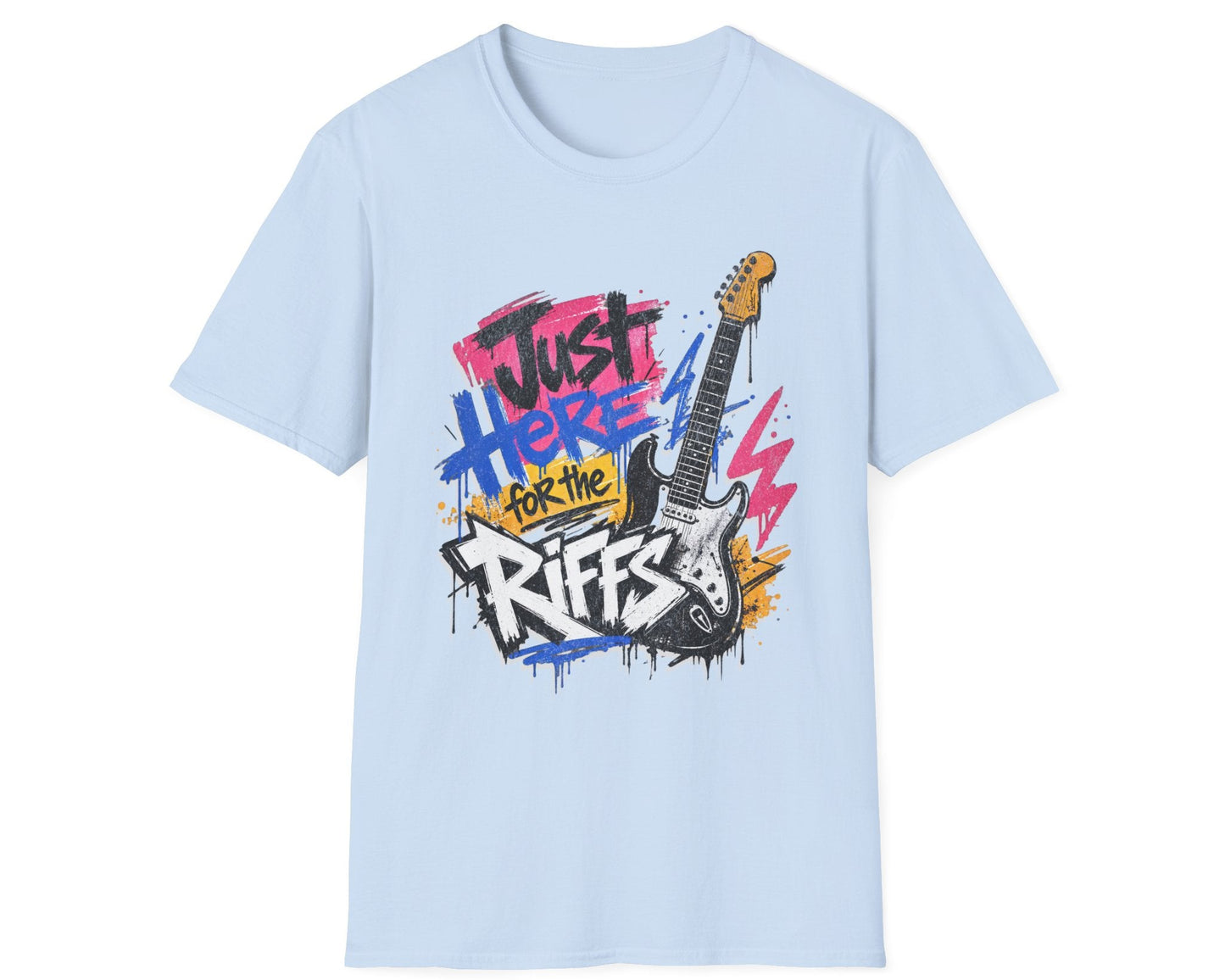 Graffiti Riffs Tee - Gildan Softstyle