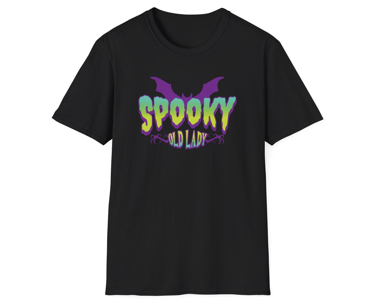 Spooky Old Lady Tee - Gildan Softstyle