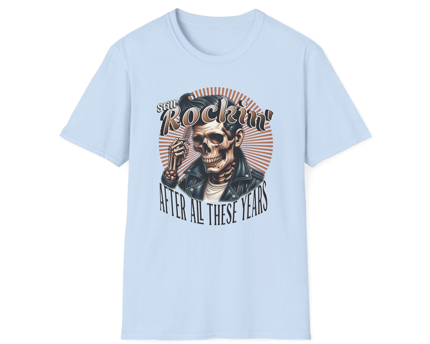 Still Rockin' Greaser Tee - Gildan Softstyle