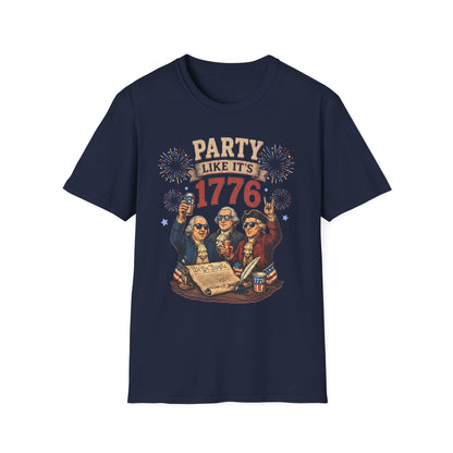 Party Like It's 1776 Tee - Gildan Softstyle