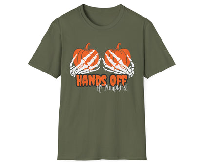 Hands Off My Pumpkins Tee - Gildan Softstyle