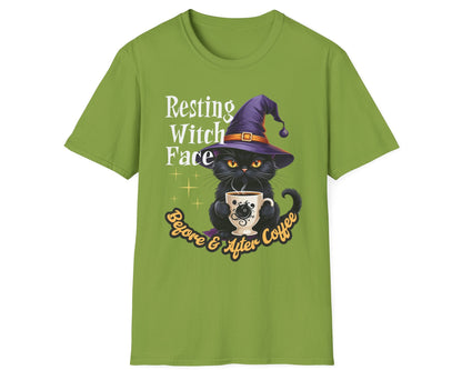 Resting Witch Face Tee - Gildan Softstyle