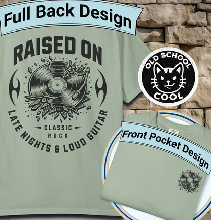 Raised on Late Nights & Loud Guitar Tee