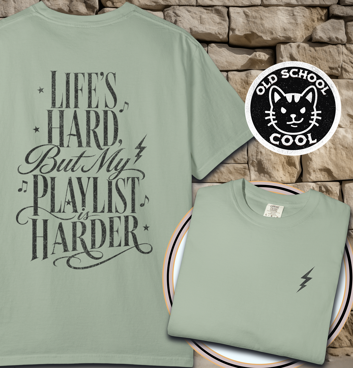 Life's Hard Playlist Tee
