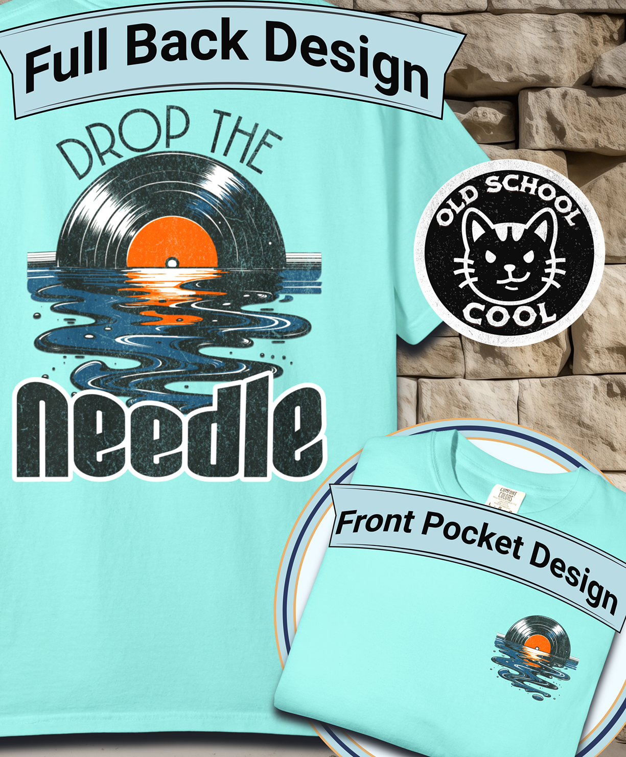 Drop the Needle Vinyl Melt Tee