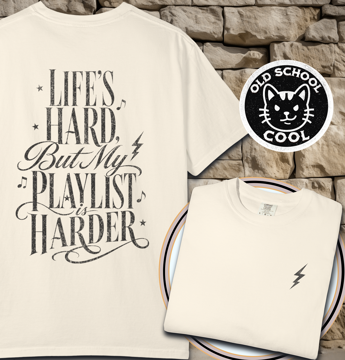 Life's Hard Playlist Tee