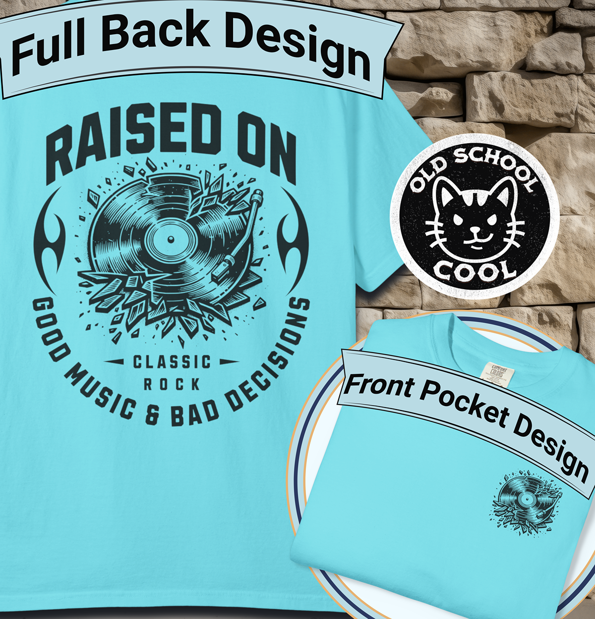 Raised on Good Music & Bad Decisions Tee