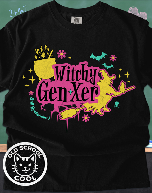 Witchy Gen Xer Tee - Halloween Shirt