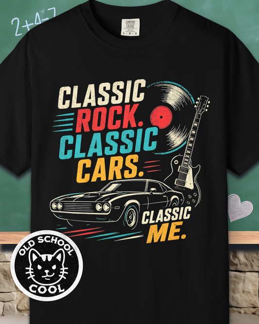 Classic Rock, Cars, Me Tee