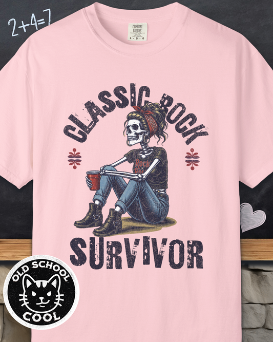 Classic Rock Survivor Tee - Front Graphic