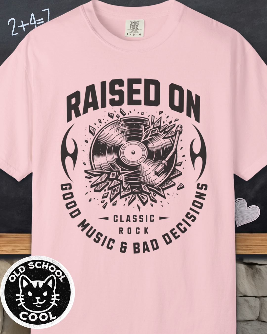 Good Music & Bad Decisions Tee - Front Graphic