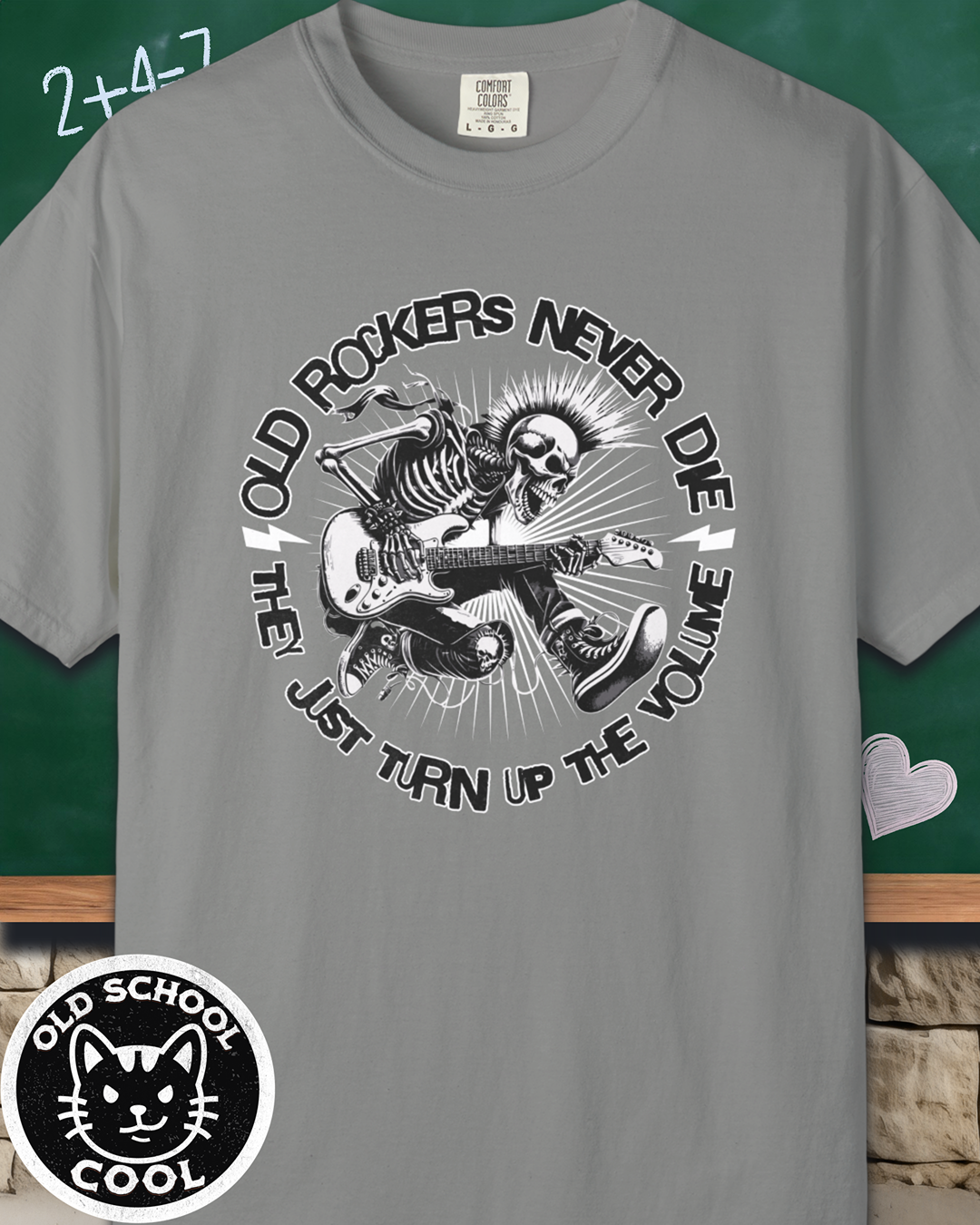 Old Rockers Tee - Front Graphic