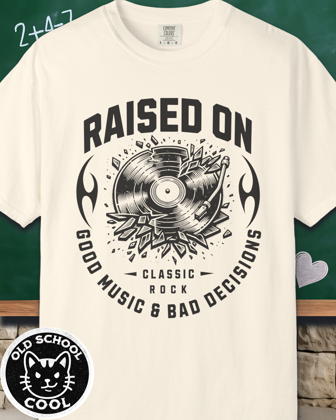 Good Music & Bad Decisions Tee - Front Graphic