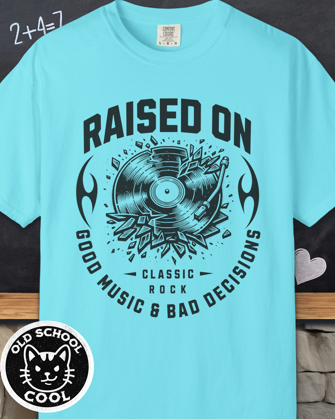 Good Music & Bad Decisions Tee - Front Graphic
