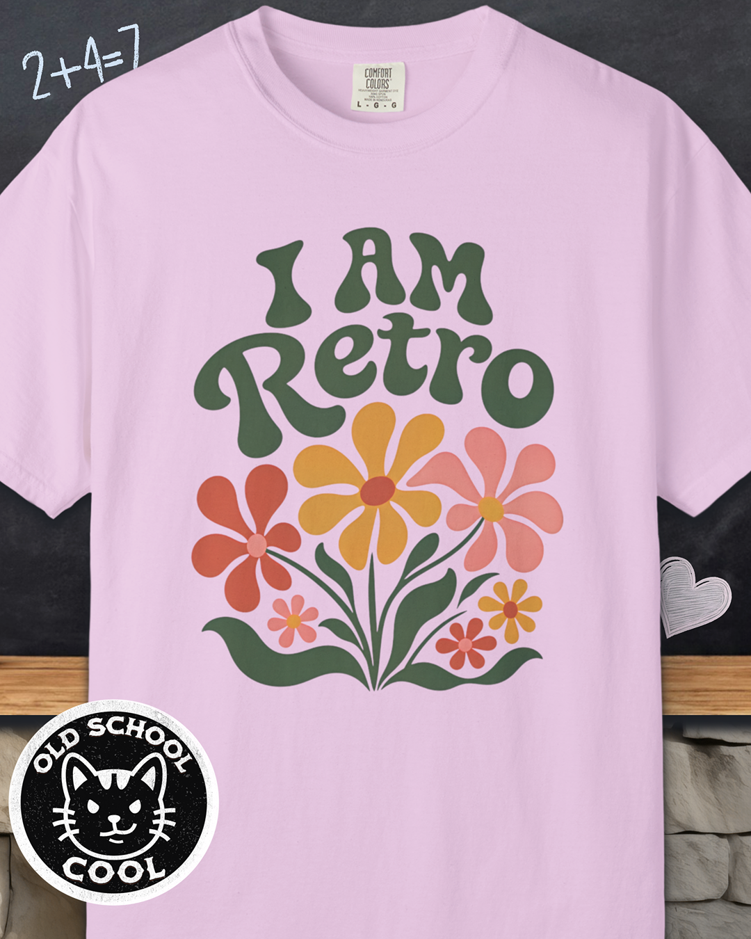 I Am Retro Floral Tee