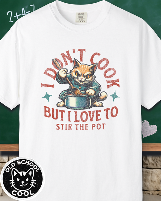 Stir the Pot Cat Tee