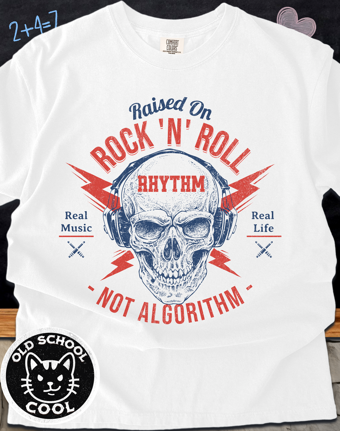 Rock 'N' Roll Rhythm Tee - Front Design
