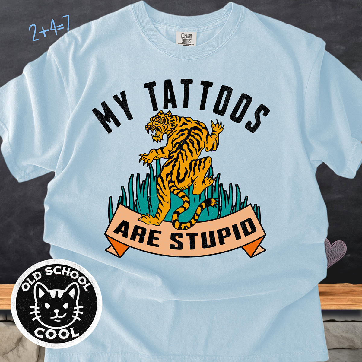 My Tattoos Are Stupid™ Vintage Tiger T-Shirt