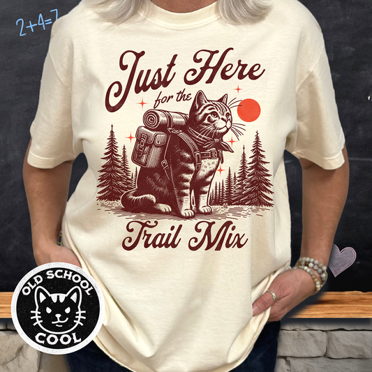 Trail Mix Hiking Cat Tee