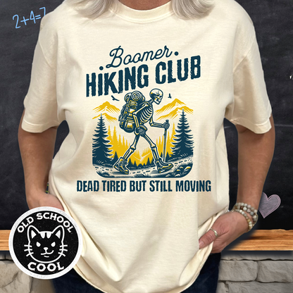 Boomer Hiking Club Skeleton Tee