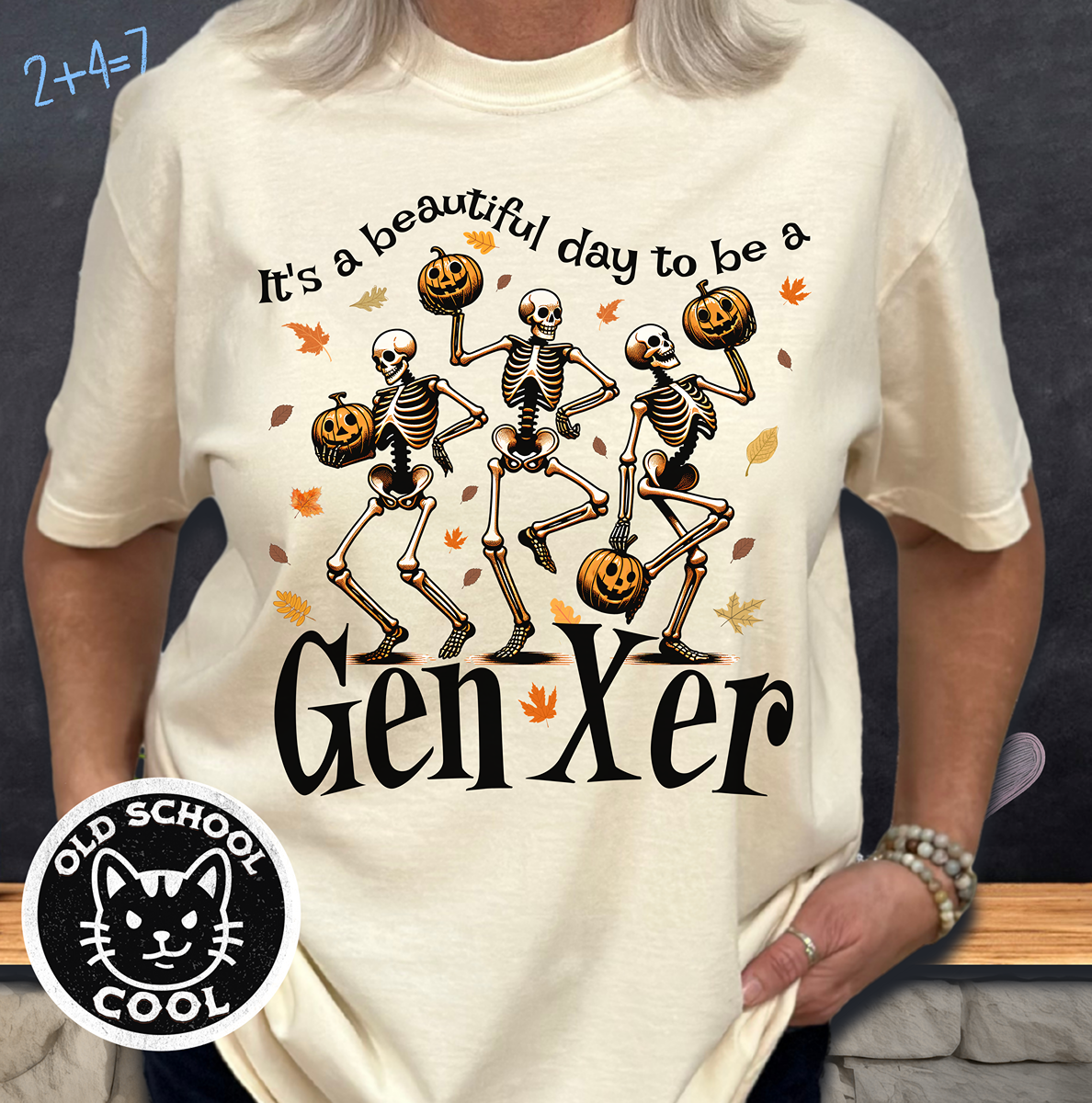 Beautiful Gen Xer Skeleton Tee - Halloween Shirt