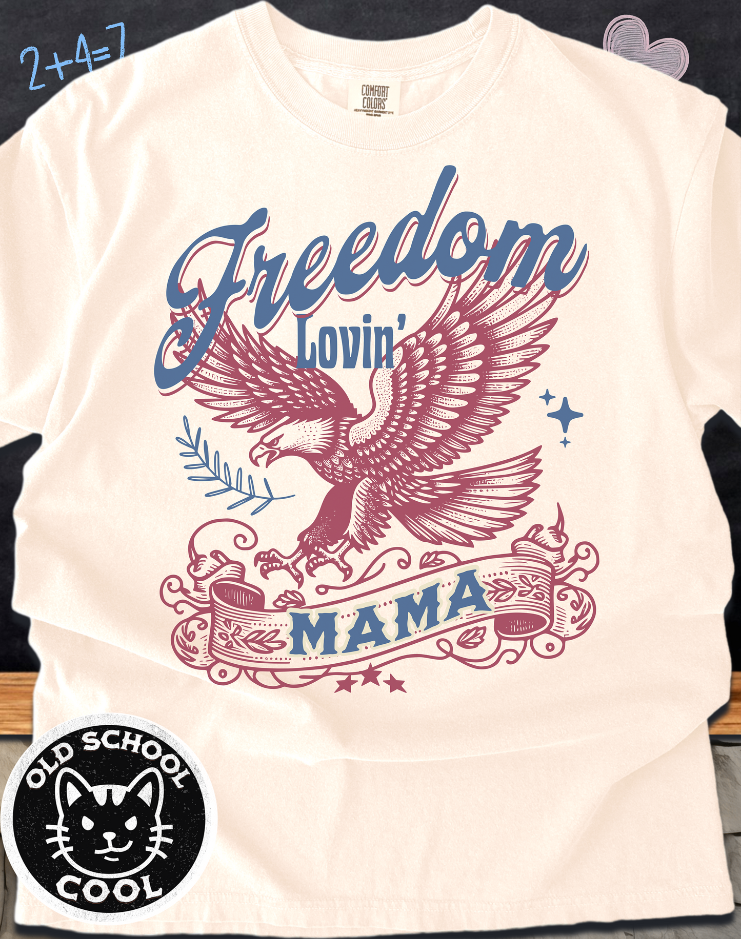 Freedom Lovin' Mama Vintage Americana Tee