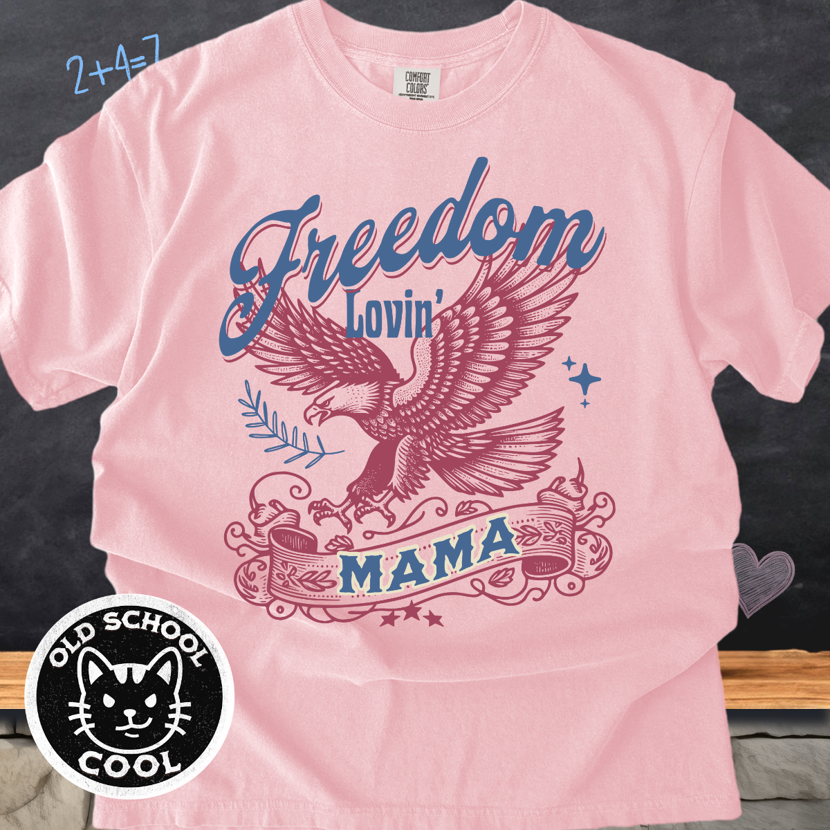 Freedom Lovin' Mama Vintage Americana Tee
