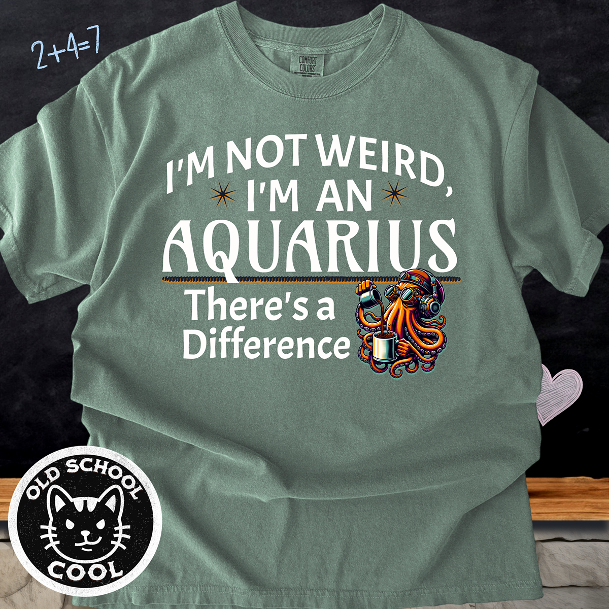 Weird Aquarius Steampunk Octopus Tee