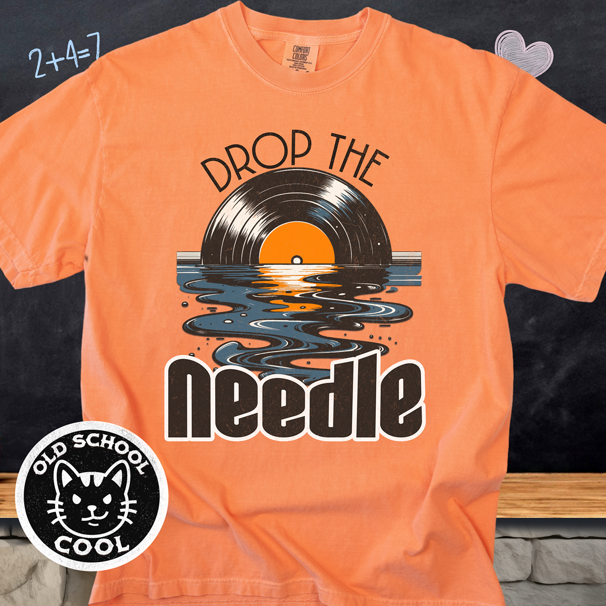Needle Drop Vinyl Melt Tee