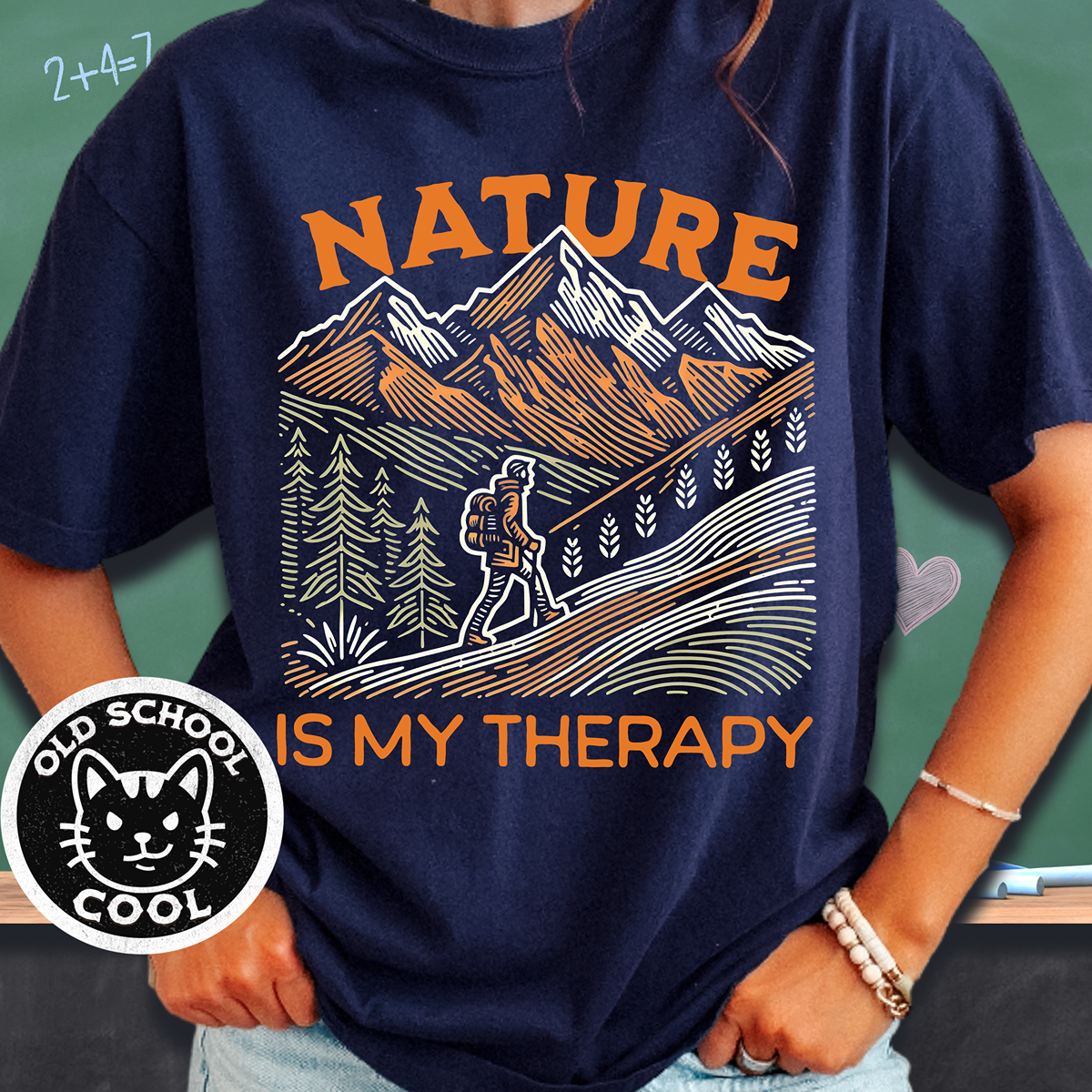 Nature Is the Therapy Hiking Tee