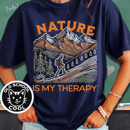 Nature Is the Therapy Hiking Tee