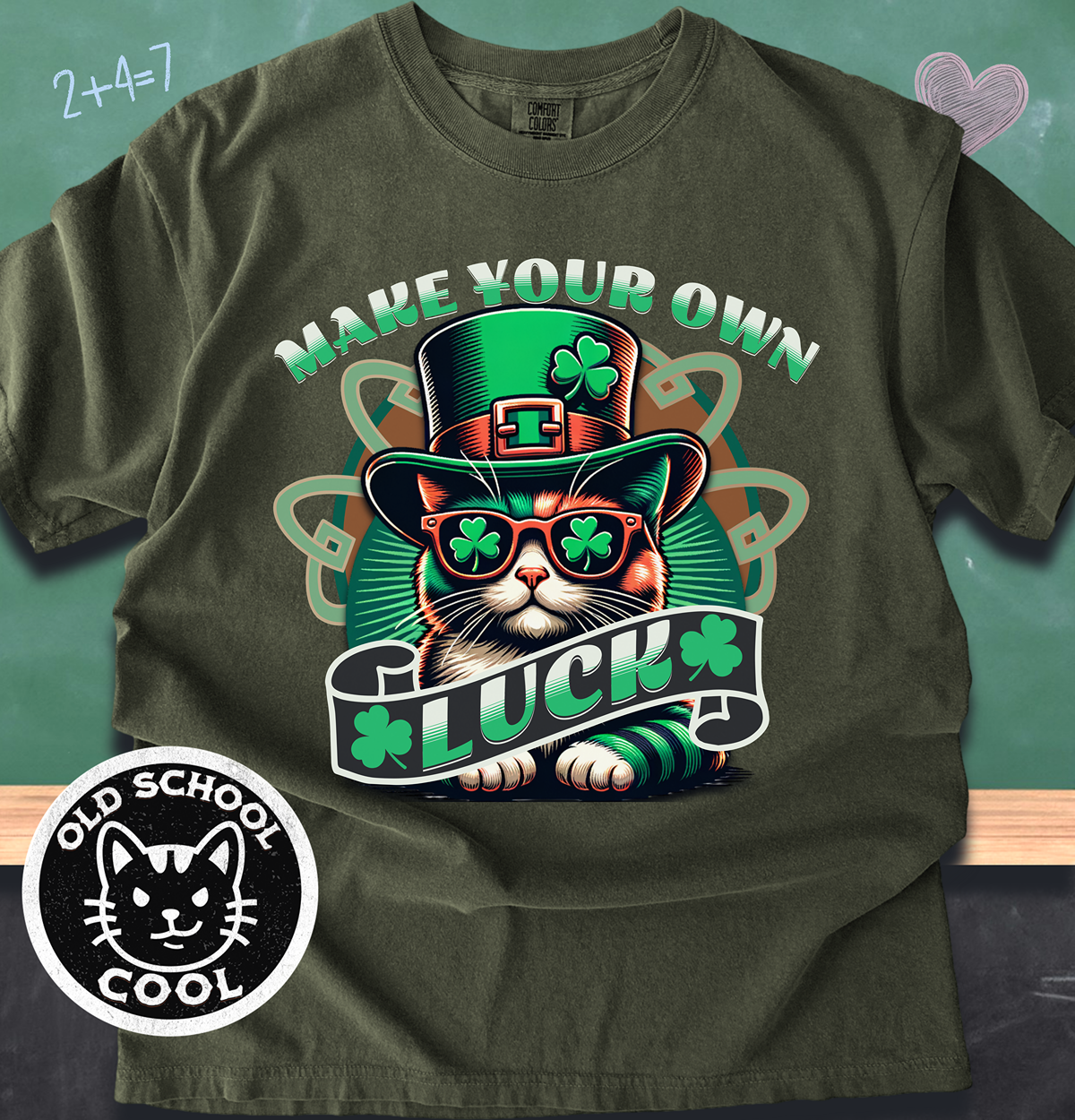 Make Your Own Luck Cat Tee