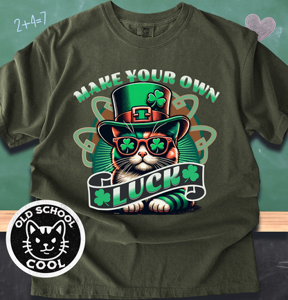 Make Your Own Luck Cat Tee
