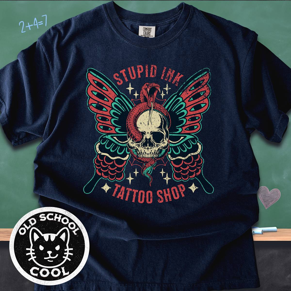 Stupid Ink Tattoo Shop Vintage Tee