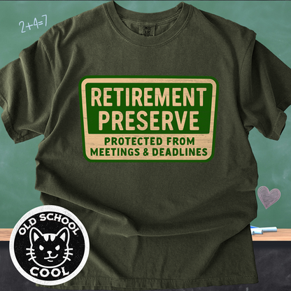 Retirement Preserve State Park Style Tee