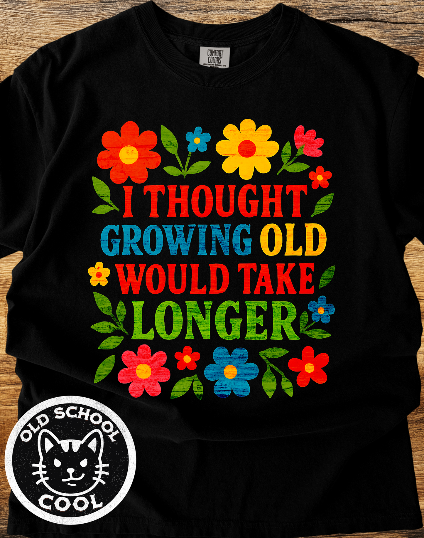 Floral Take Longer Tee