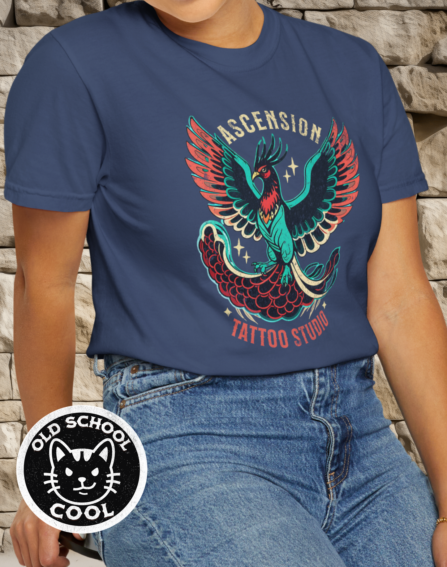 Vintage Tattoo Phoenix Rising Tee