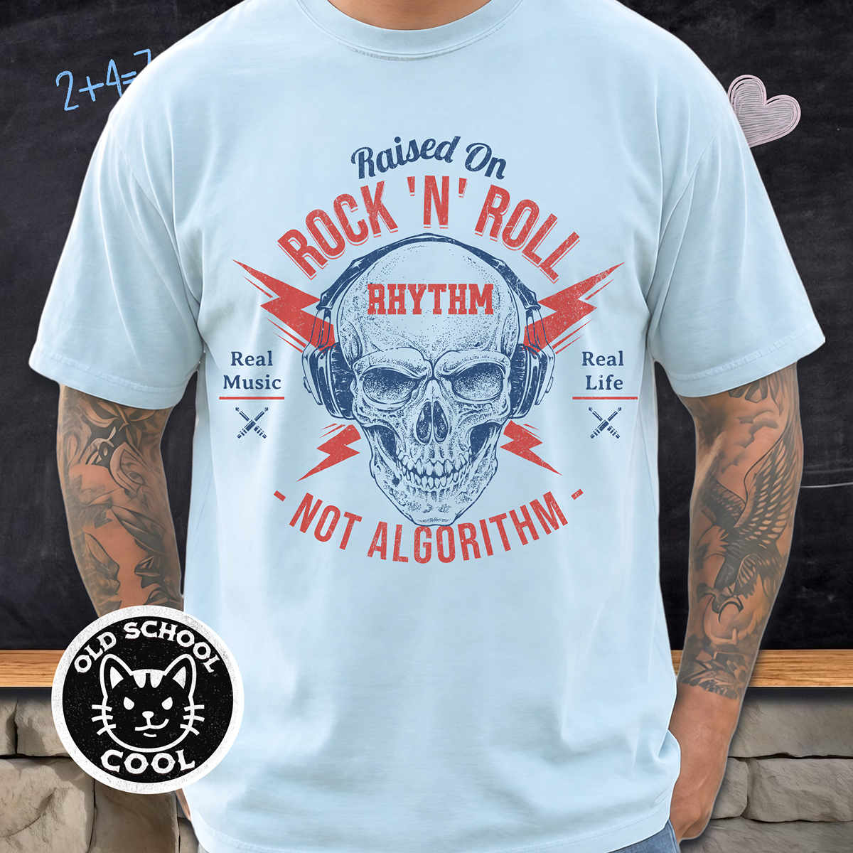 Rock 'N' Roll Rhythm Tee - Front Design