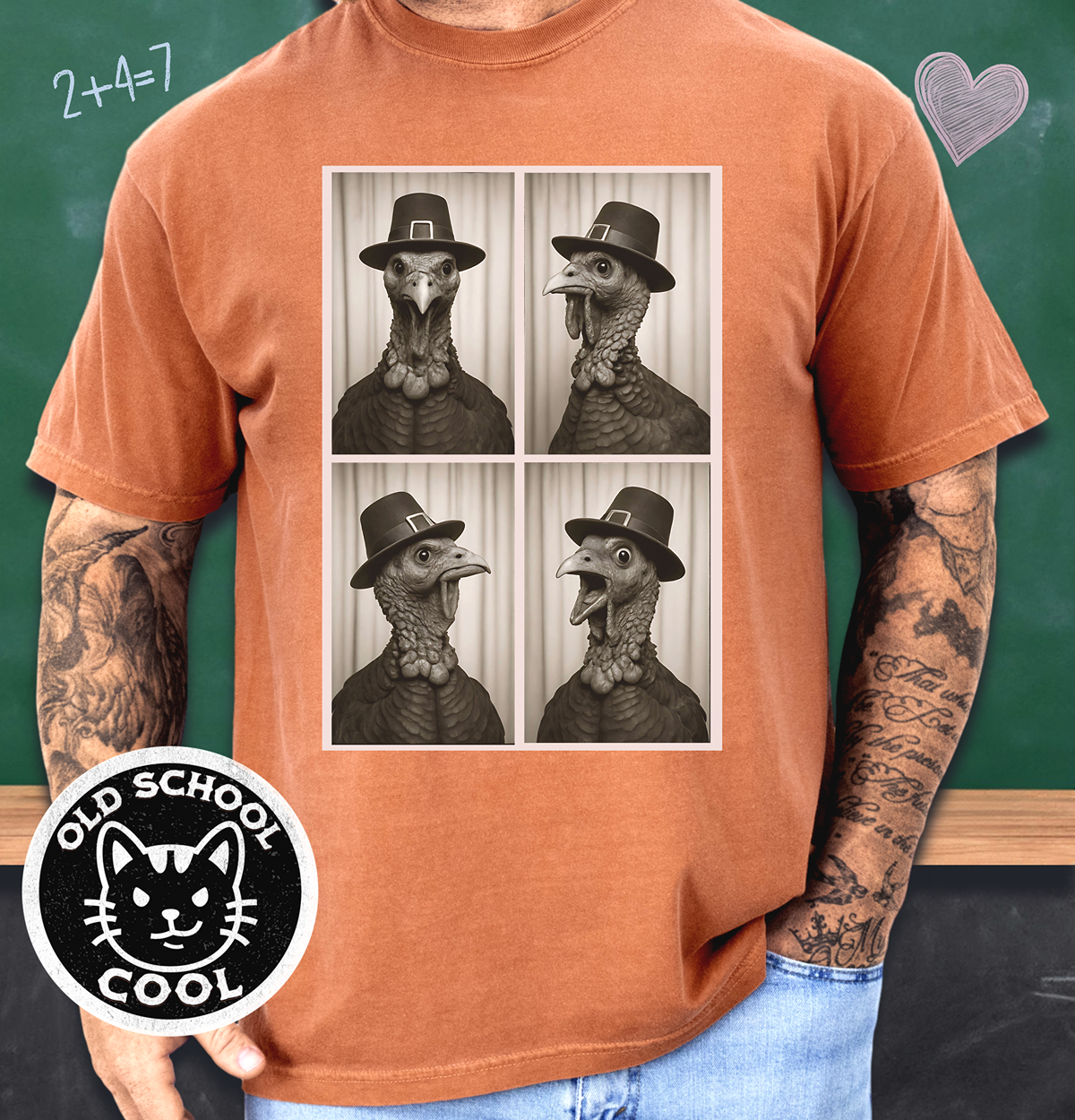 Turkey Photobooth Tee - Thanksgiving Tee