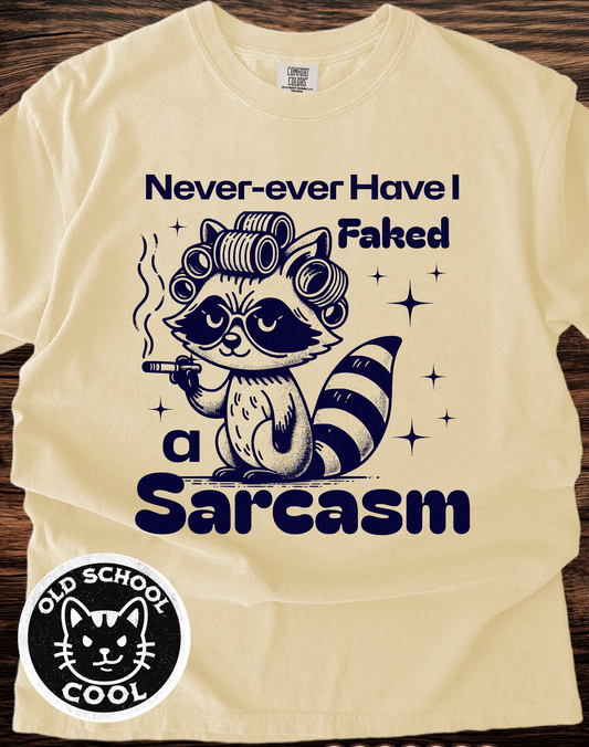Faked Sarcasm Raccoon Tee